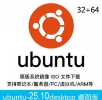 乌班图ubuntu原版 25.10-desktop 桌面版 64位